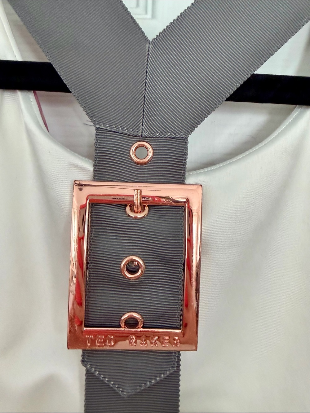 Ted Baker sheath dress with buckle detail on back - Picture 5 of 9
